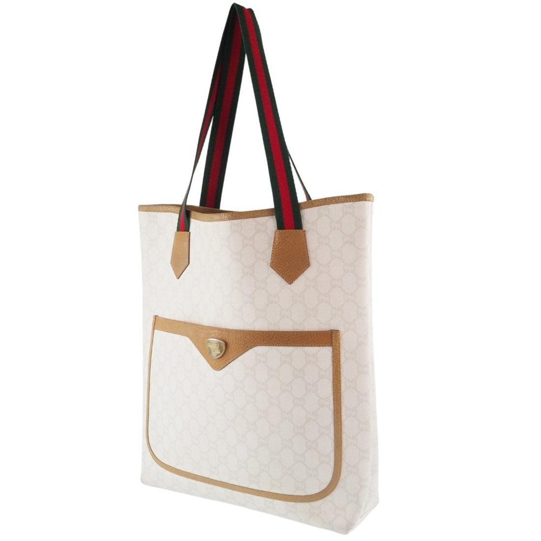 GCI Old Sherry Line GG Plus White Ladies Tote Bag