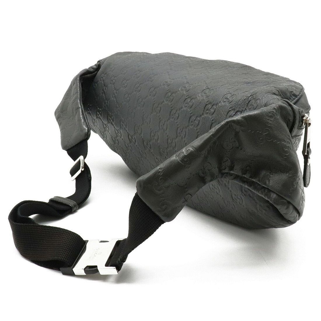 GCI Shima Body Bag Hip Waist Pouch Rubber Coated Leather Gray 246409