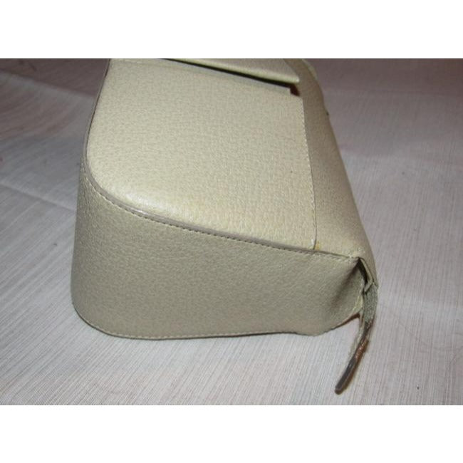 GCI Newer Textured Stone Colored Leather Clutch