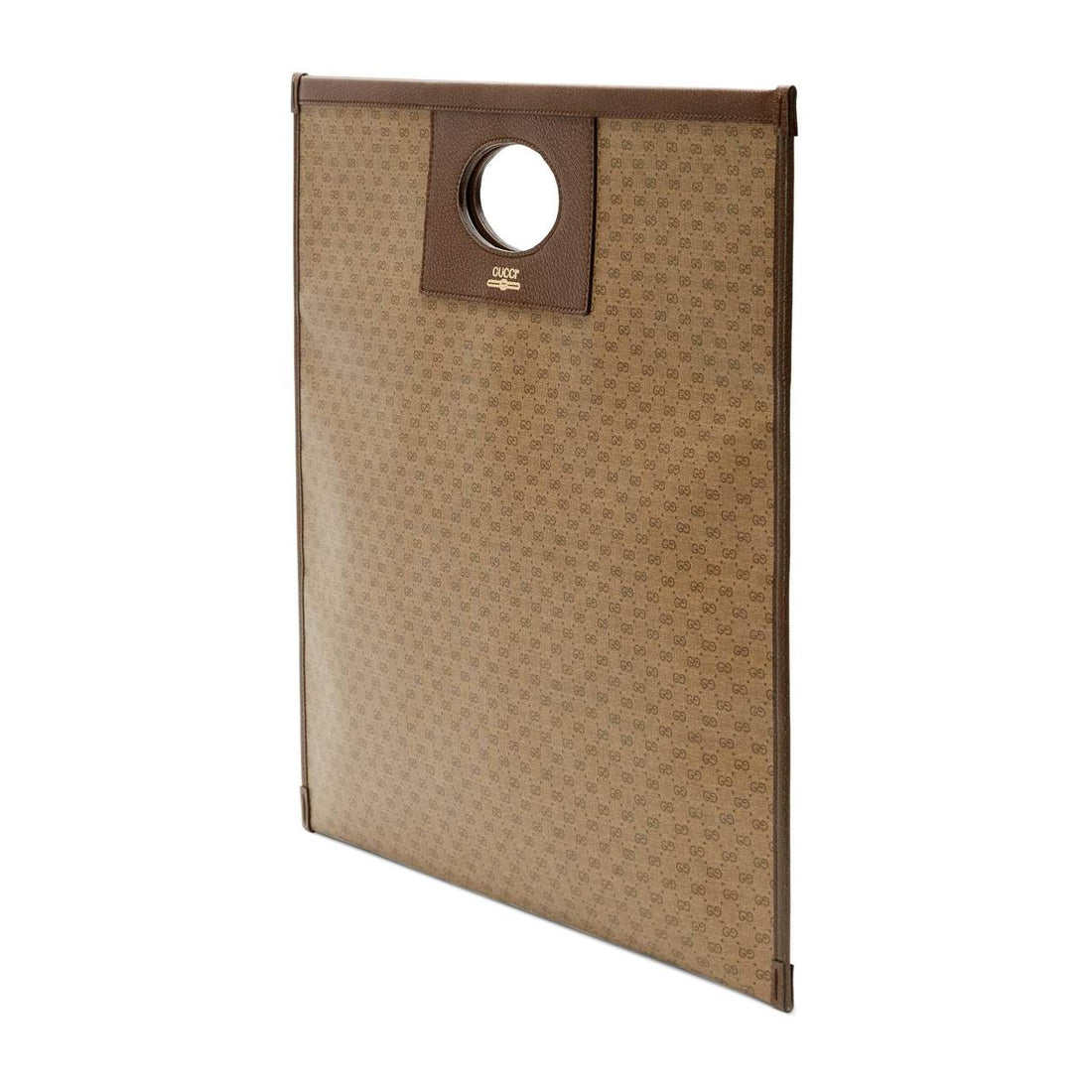 GCI Mini GG Supreme Print Canvas Tote in Beige