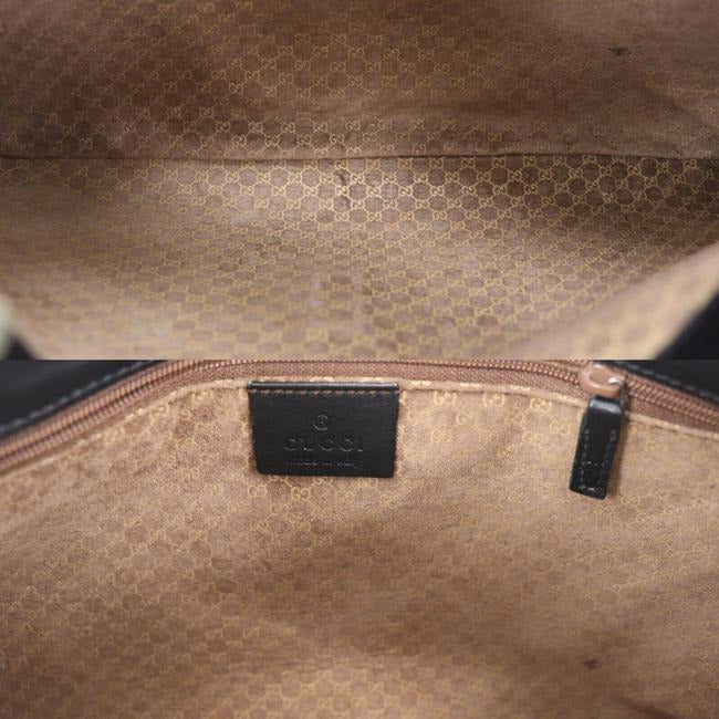 GCI New Jackie Black Glove Leather Hobo Bag