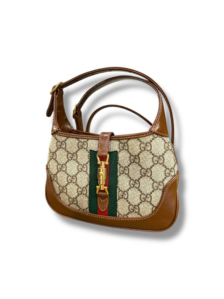 GCI Mini Jackie Bag canvas leather tan