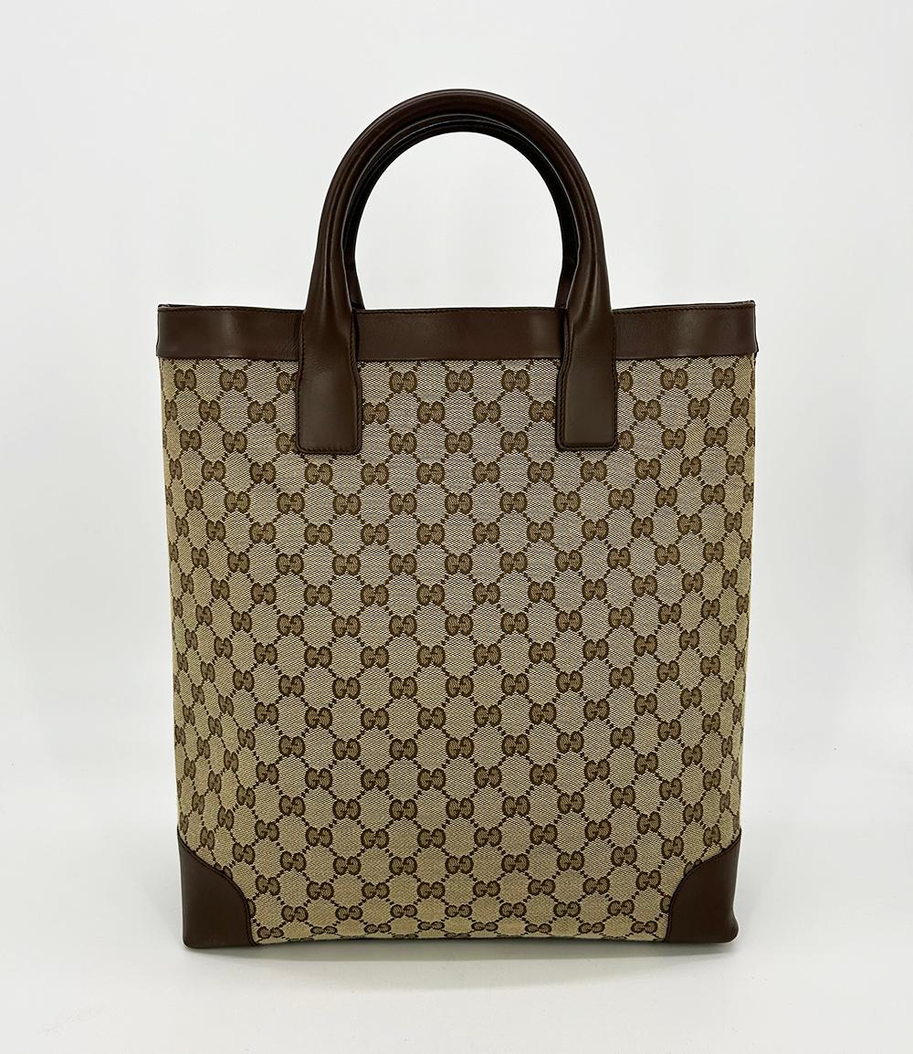 GCI Monogram Canvas Long Shopper Tote