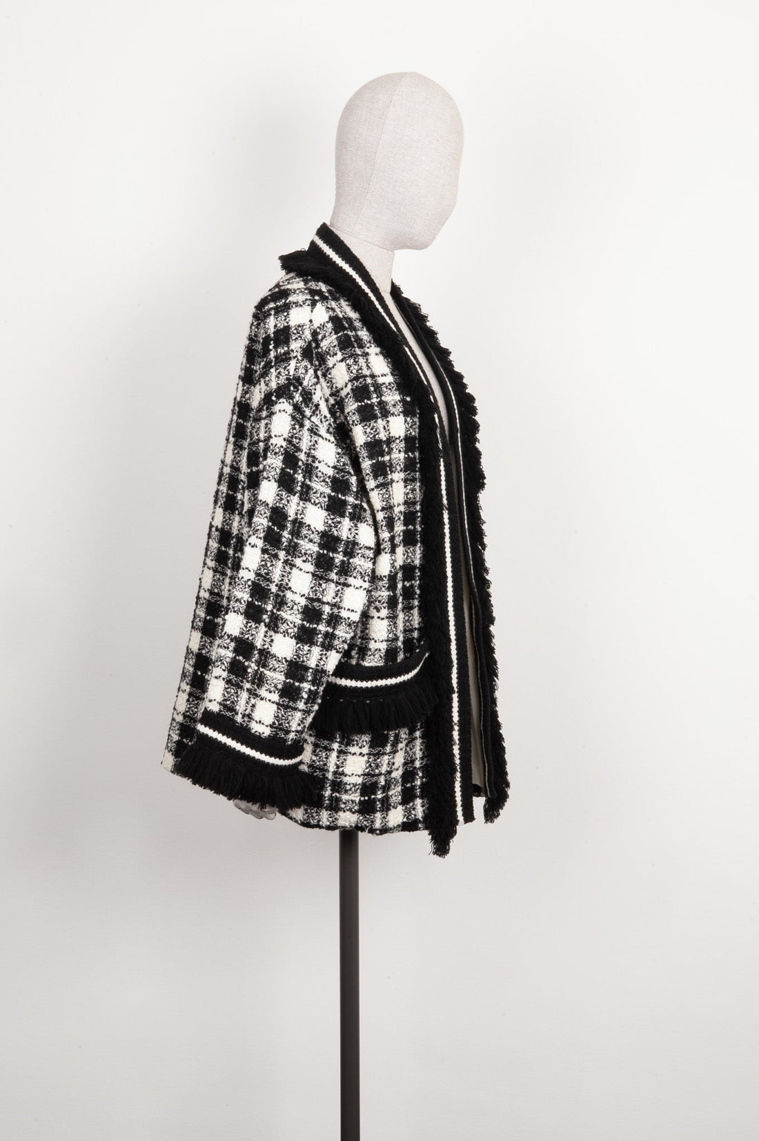 GCI Tweed Jacket Black White