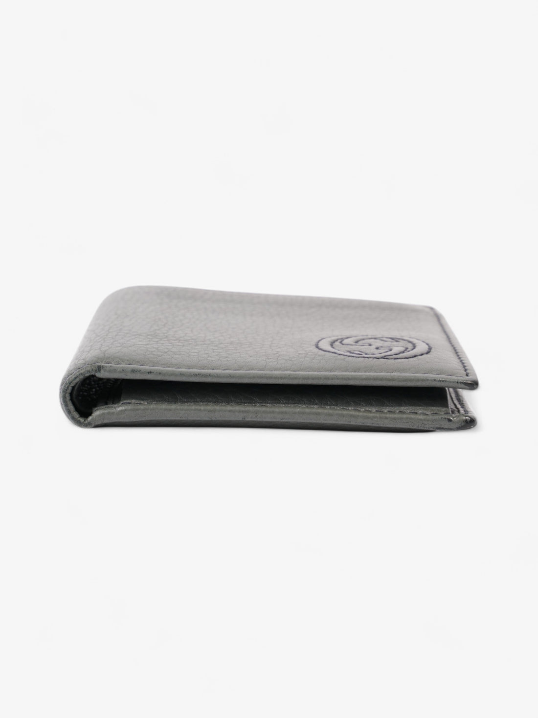 GCI Soho Bifold Wallet with Interlocking G Grey Leather