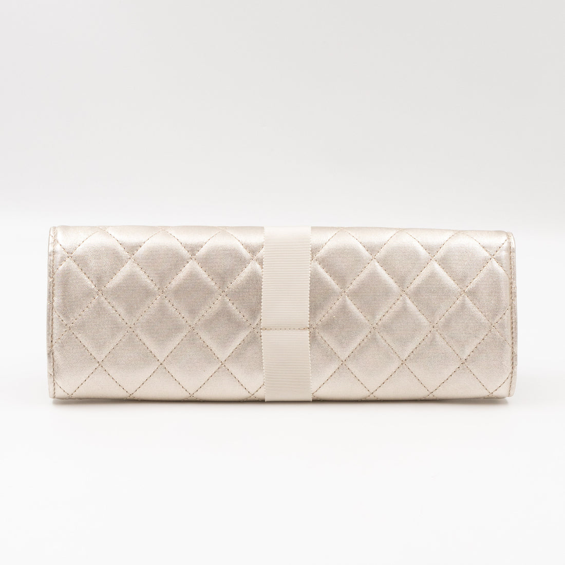 2.55 Jewelry Case Clutch Silver