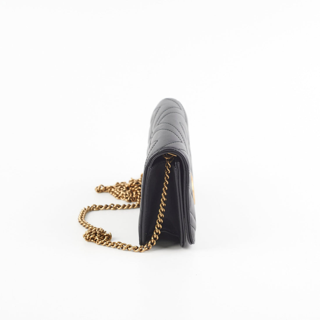 GCI Mini Marmont Black Crossbody Bag