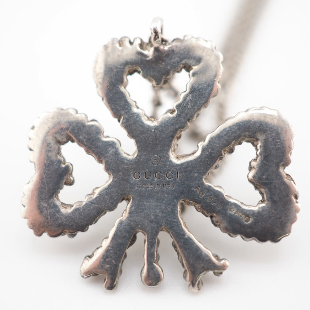 GCI Necklace Silver925 Silver Fake pearl Clover Women