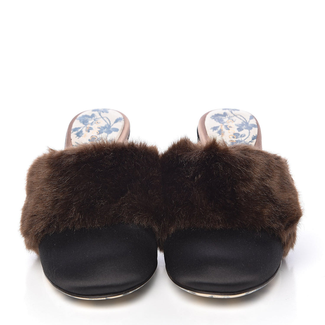 GCI Mink Candy Embellished Mules in Black