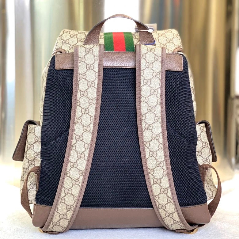 GCI Ophidia Beige Backpack Bag - Pre-Loved GCI Ophidia 7034